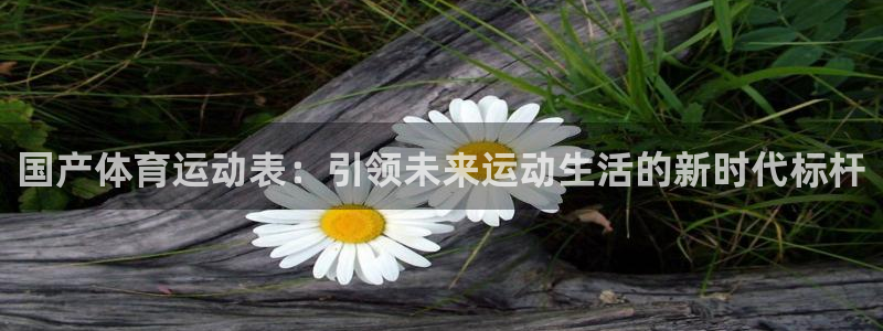 必一运动：国产体育运动表：引领未来运动生活的新时代标杆